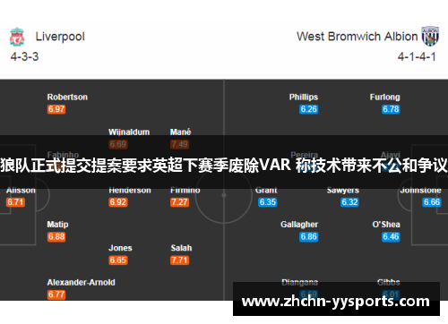 狼队正式提交提案要求英超下赛季废除VAR 称技术带来不公和争议